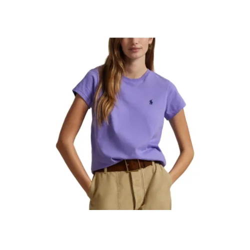 Polo Ralph Lauren Стандартная T-рубашка Женская Фиолетовая
