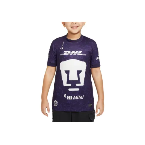 nike Dri Fit SoccerSwoosh T Рубашка Pumas UNAM 2024 25 Stadium Third Фиолетовый Подростки