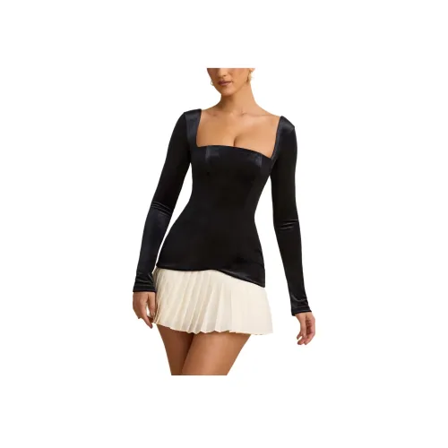 OH POLLY Darline Длинное платье с длинными рукавами женское