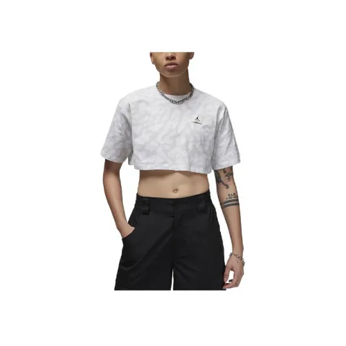 Джордан Белый Женский Короткий Топ