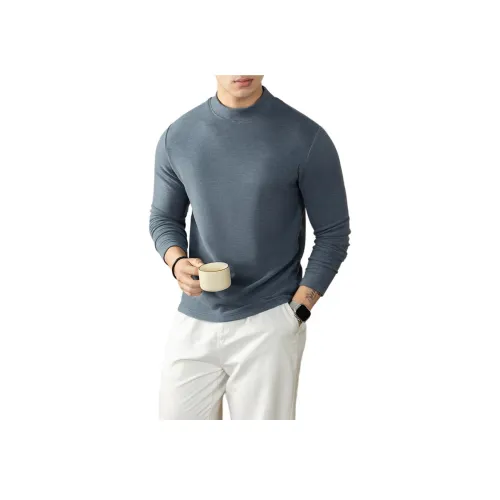 PERDONTOO Полуводолазка Длинный Рукав Т-Рубашка Мужская