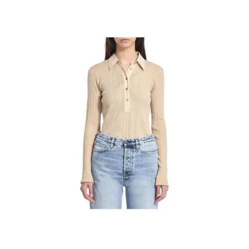 TOTEME Поло Женское Бежевое