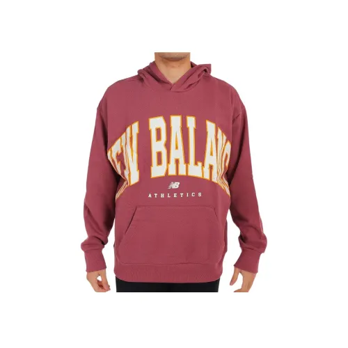 New Balance Свитшот Унисекс Бордовый