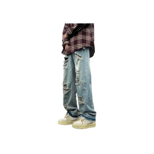 SOCKKEY Синий Унисекс Джинсы