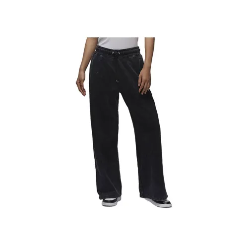 Jordan Flight Fleet Открыто Подол Брюки Повседневные Брюки Женские Черный