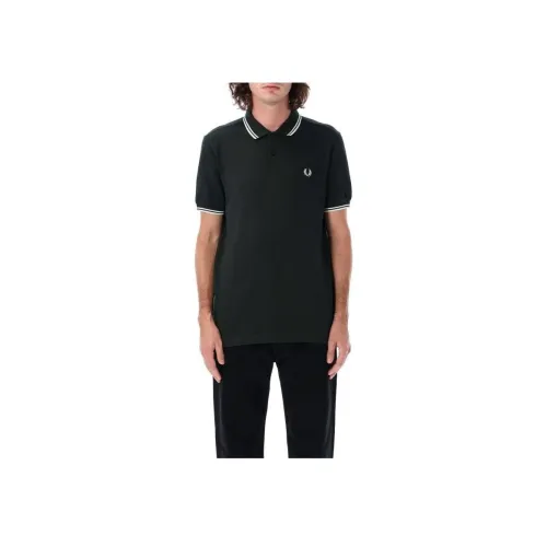 COMME DES GARCONS SHIRT Зеленая Мужская Рубашка-Поло