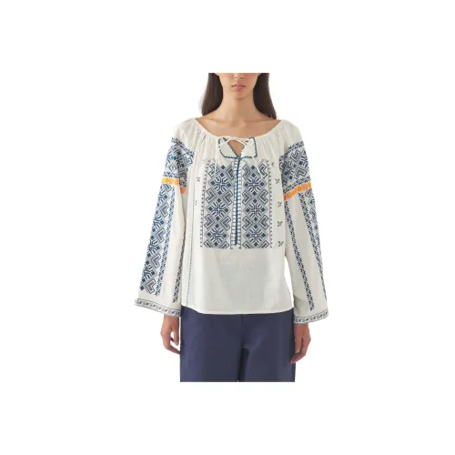 ANTIK BATIK Белые Женские Рубашки