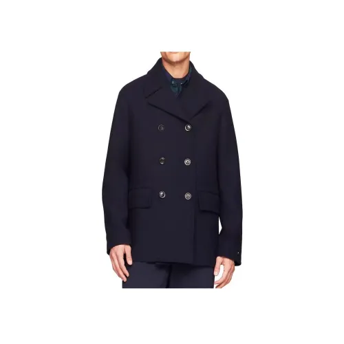 Tommy Hilfiger Морской Синий Мужское Пальто