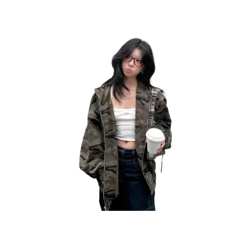 MUCCHIC Камуфляж Женский Свитшот