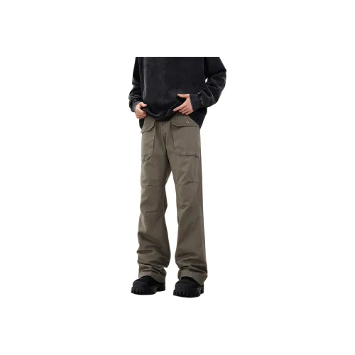 PISYPOX Зеленый Унисекс Повседневные Штаны