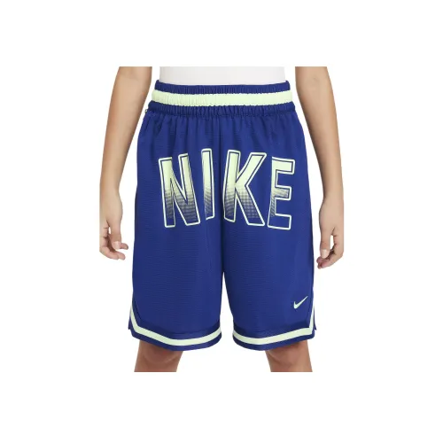 Nike DNA Культура OF Баскетбол KIDS Шорты Детский Темно-королевский синий Паровой зеленый