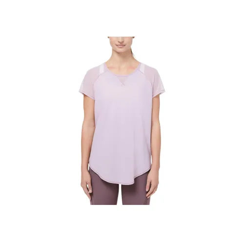 lululemon Реглан-рукав Т-рубашка Женская Фиолетово-розовая
