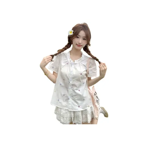 Мед Белый Женские Рубашки