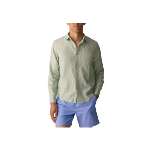 J.Crew Пена Зеленая Мужская Рубашка