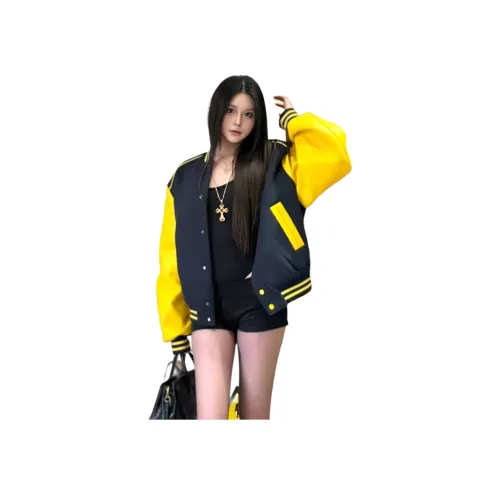 YGHOME OFFICIAL Пэчворк Желтый Унисекс Куртки