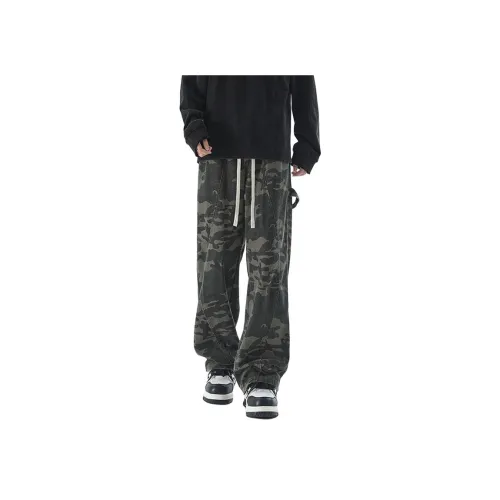 JIKENDI Камуфляж Мужские Джинсы