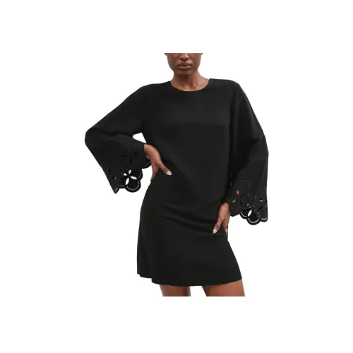 Other Stories Длинное платье с длинными рукавами женское черное