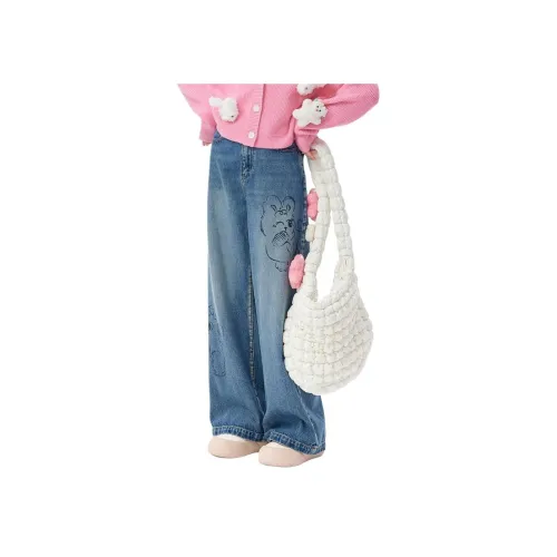 ZIHAN Темно-синие джинсы для женщин