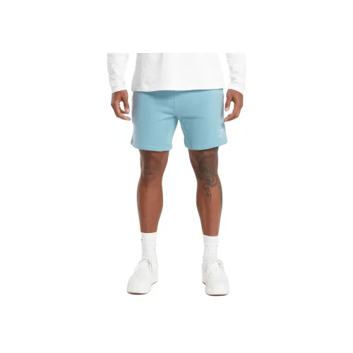 GYMSHARK Crest Шорты Повседневные шорты Мужские Айсберг Синий