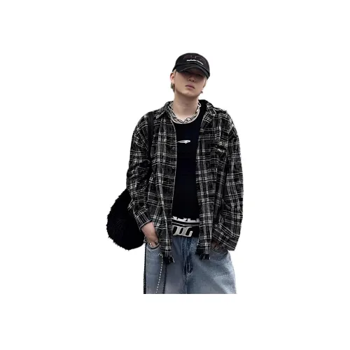 NEVER RULE Черная Унисекс Рубашка