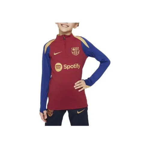 nike T-рубашка F.C. Barcelona Strike Noble Красный Детская