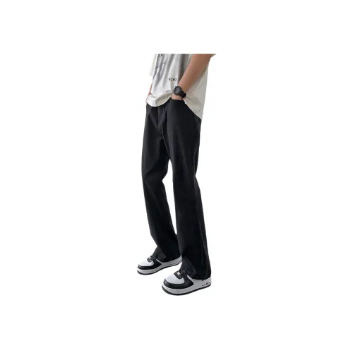 BANKONGSHAN Черные унисекс джинсы