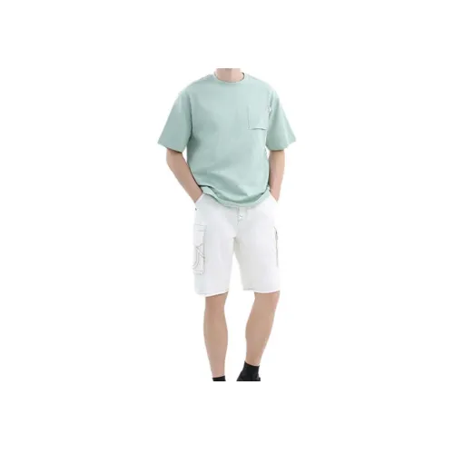 True Religion Экрю Мужские Повседневные Шорты