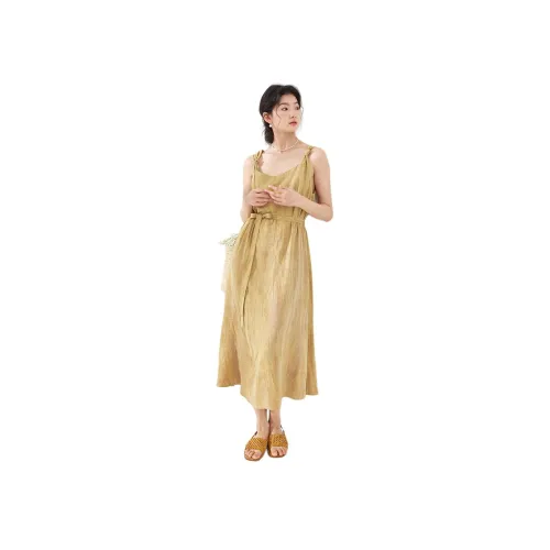 ZIMO AUTUMN Желтый Женские Слиплатья