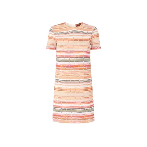 MISSONI SS25 Короткий рукав Платье Женское Многоцветное