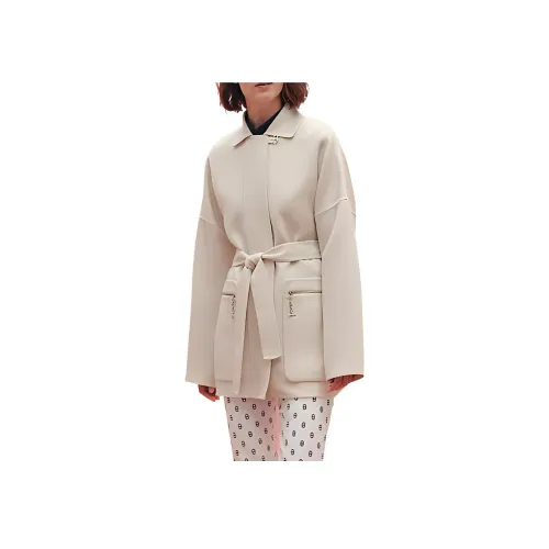 HERMES SS23 Velvet Feel Coat Women's Ecru HERMES SS23 Вельвет Feel Пальто Женское Экрю