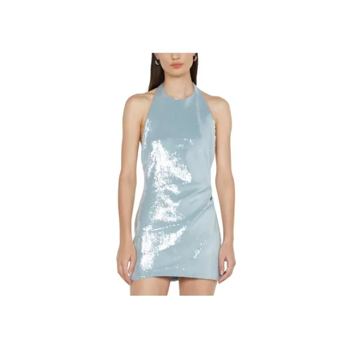 BEC+BRIDGE SHILOU Халтер Платье Без рукавов Платье Женское Минеральный синий Минеральный синий