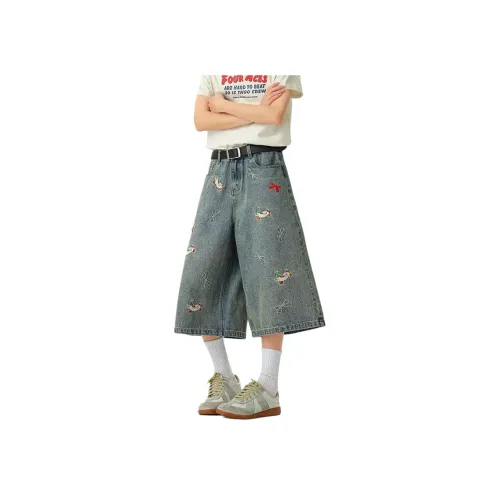 PANDA ADEVIL Джинсовые шорты Унисекс