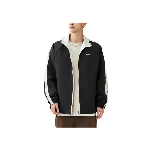 361° Life Collection Куртки и Пальто Мужской Супер-Черный Натуральный Белый