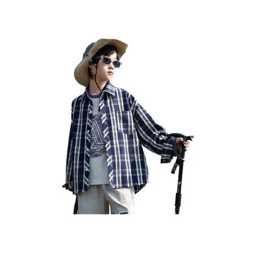 SAINT WATERS Синий Kids Повседневные Рубашки