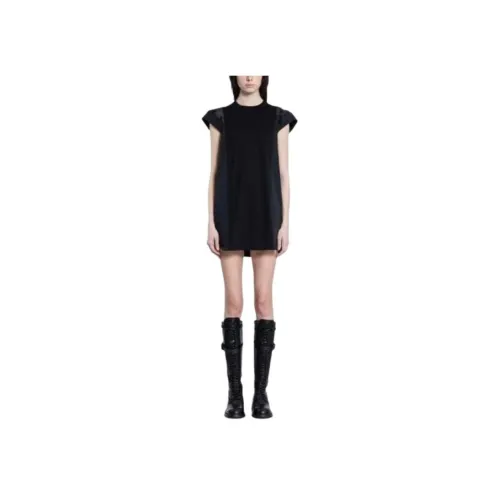 sacai Black Женские Короткие Платья с Рукавами