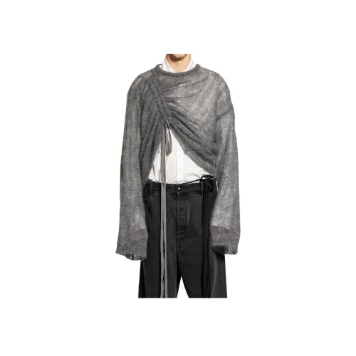 Ann Demeulemeester Серые Мужские Свитера