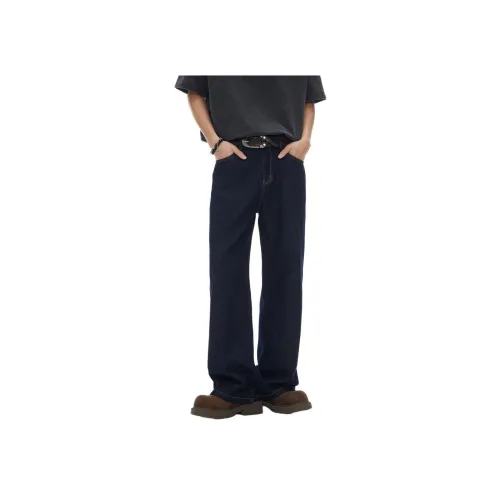 HIPHOPPUNKS Синий Мужской Джинсы