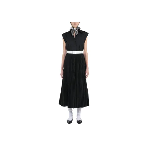 N°21 SS24 Sleeveless Dress Women's Black N°21 SS24 Без рукавов Платье Женское Черное