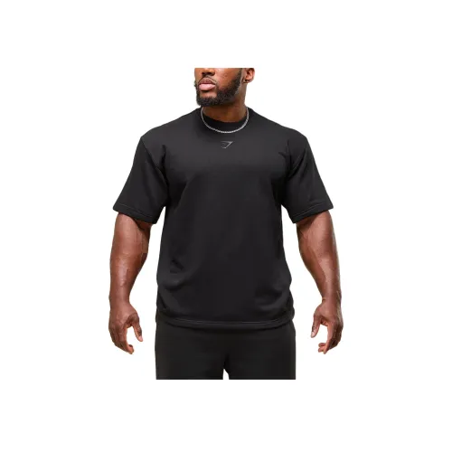 GYMSHARK Черные Мужские T-рубашки