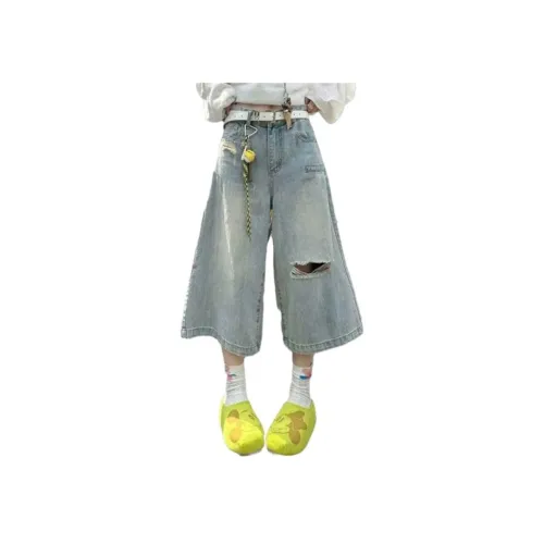 AFGGD Светло-синие Женские Джинсы