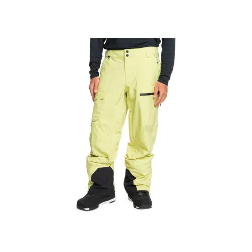 Quiksilver Желтые Мужские Лыжные Брюки