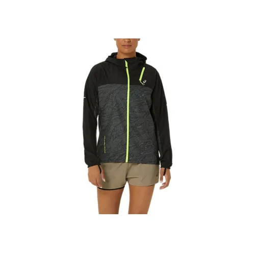 Asics FUJITRAIL Упаковка Куртки и Пальто Женские Высокий PERFORMANCE BLACK