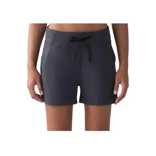 lululemon In Form Повседневные шорты Женские Темно-синий Черный