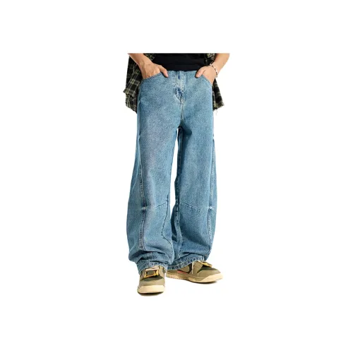 GTRG Джинсы Унисекс Ностальгический Синий