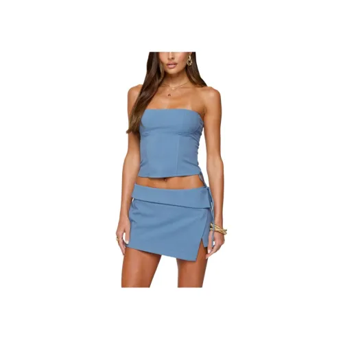 Edikted Selena Кружево Вверх КОРСЕТ Без бретелей Топ Женские