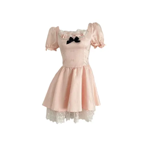 LEMON FAIRY Короткий рукав Платье Женское