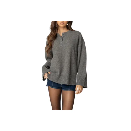 Edikted Montana OVERSIZED Пуговица Свитер Женские