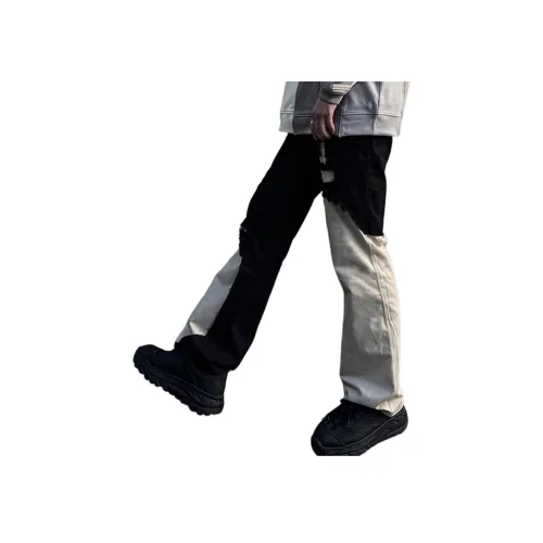 City Hipster Черно-белые Унисекс Джинсы