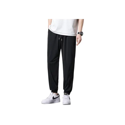 Мед Черный Унисекс Повседневные Брюки