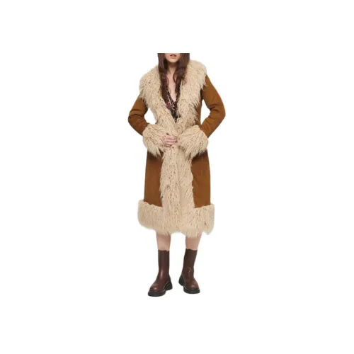 SUPERDRY Коричневое Женское Пальто